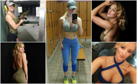 Ella es Haley Drew, la policía de Texas, Estados Unidos, que es fanática al fitness y que se roba todas las miradas en Instagram.