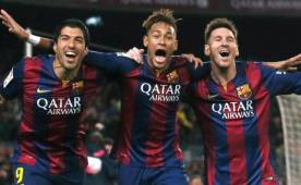 Suárez, Neymar y Messi, la MSN poderosa del Barcelona, el tridente más efectivo. Foto cortesía clearsportz.com