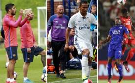 Barcelona y Real Madrid miden fuerzas hoy antes campeones de Europa.