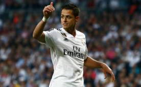 Javier 'Chicharito' Hernández ha respondido en el momento que más lo necesita el Real Madrid y estaría considerando comprarlo. Foto AFP