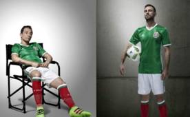 Andrés Guardado y Miguel Layún lucieron la nueva camiseta de México.