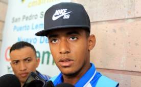 El delantero Anthony Lozano, es una de las figuras de Honduras y es una de las apuestas del entrenador Jorge Luis Pinto en Río 2016. Foto Juan Salgado