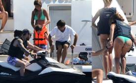 Messi y Antonella Rocuzzo ahora disfrutan de sus vacaciones en Ibiza, una isla española muy famosa. Hace unos días estuvieron en las Bahamas y sin duda la mujer de Leo se ha robado la atención de todos con su bikini. FOTOS: Cortesía Splas New y Atlantico Press.