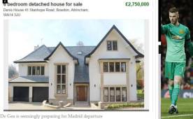 Este es el anuncio de la casa en venta de David De Gea en Inglaterra.