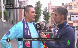 Freddy Navas habló sobre todo el esfuerzo y la dedicación de su hijo Keylor.