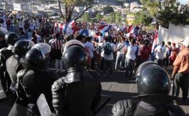 El encargado de hacer oficial la noticia fue el Comisionado de la Policía Nacional, Leonel Sauceda.