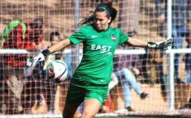 La guardameta costarricense Noelia Bermúdez en sus días en el Levante de España.