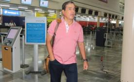 Jorge Luis Pinto viajó muy temprano hacia la capital, Tegucigalpa. (FOTOS: Ronald Aceituno)