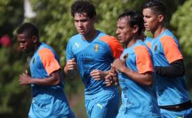 Javier Portillo ya suda la camisa del Real España de Honduras. Foto Melvin Cubas.