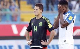 Chicharito Hernández fue de los jugadores que más se le insultó en Honduras cuando vino en noviembre.