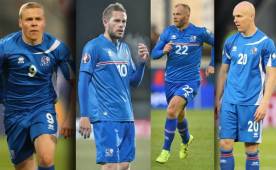 Ellos son las figuras de la selección de Islandia.