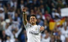 Chicharito Hernández ha celebrado en tres ocasiones en los últimos cinco días.