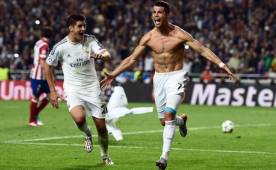 El portugués celebró de una manera eufórica su cuarto gol y se dirigió directamente a la cámara que lo filmaba.