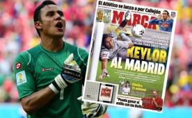 La portada de Marca asegura que el Real Madrid ya tiene fichado a Keylor Navas para la próxima temporada.