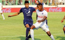 Quioto anotó el segundo tanto del Olimpia frente a Motagua en el pase a la final.