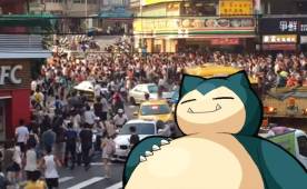 La aparición de Snorlax desató la locura en Taiwán.