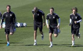 Sergio Ramos ya entrena normalmente y reaparecerá hasta el fin de semana. (EFE)