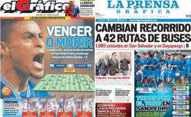 Los principales titulares son claros con el reto que tiene su selección ante Honduras.