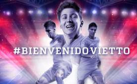 Luciano Vietto fue recibido así por el cuadro rojiblanco español.