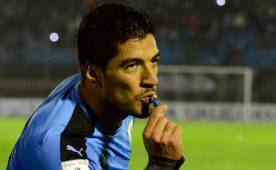 Luis Suárez volvió al gol con la selección de Uruguay.