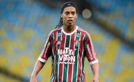 Dirigencia del Barcelona de Ecuador confirmó negociaciones con Ronaldinho para que los refuerce en un partido amistoso. Foto AFP