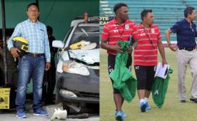 El limeño José Alvarado en sus dos facetas, primero en el taller de pintura de carros que tiene en su casa y como asistente técnico de Pavón en Marathón.