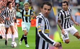 Platini, Nedved, Del Piero y Tévez son jugadores que han marcado diferencia en el equipo de Italia.