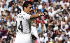 Chicharito Hernández marcó su quinto gol con el Real Madrid. (EFE)
