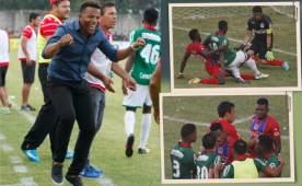 Estas son las postales que no viste del clásico Marathón-Olimpia en el Yankel Rosenthal. Carlos Pavón festejó 'subido en la bicicleta'. Fotos Neptalí Romero y Delmer Martínez