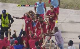 El segundo gol lo festejaron con mucha eufória los panameños. Imagen cortesía @tvmaxpanama