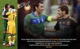 Esta imagen y mensaje posteó Gianluigi Buffon en su cuenta de Twitter.