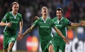 Jugadores del Ludogorets de Bulgaria, uno de los equipos menos conocidos que participarán en la fase de grupos de Champions League.