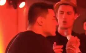 Cristiano Ronaldo terminó cantando reguetón junto al cantante colombiano Kevin Roldan.