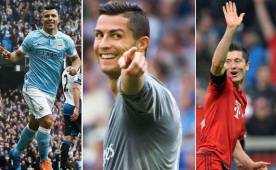 El Kun, Cristiano Ronaldo y Robert lewandowski andan encendidos marcan más de un gol por partido.