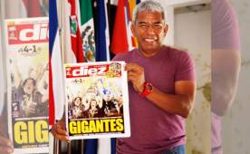 Héctor Castellón porta la portada de DIEZ luego del campeonato obtenido este sábado. Fotos Neptalí Romero.