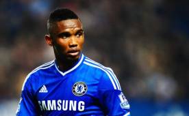 Samuel Eto'o anotó 12 goles en 32 partidos con la camiseta del Chelsea.