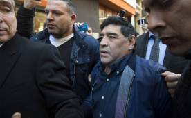 Maradona atacó nuevamente a sus criticos. Foto AFP.