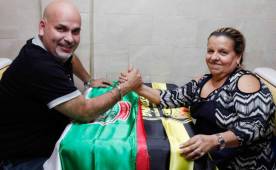 El presidente de Marathón, Orinson Amaya, comparte la pasión por el fútbol y este día vivirán el derbi sampedrano al máximo. La madre del jerarca verdolaga tendrá el corazón dividido.