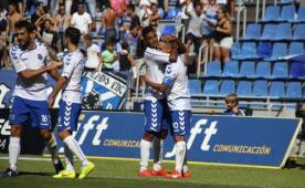 Anthony Lozano sigue marcando goles con el Tenerife de España. (foto:eldorsal.com)