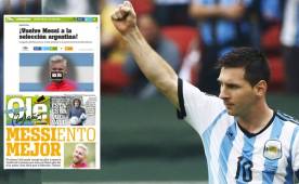 Según diario Olé, Messi aceptará volver a la selección de Argentina.