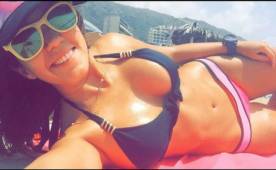 Antonella Rodríguez, la bella periodista que cubre el acontecer deportivo en Panamá.