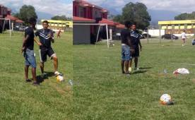 Romell Quioto llegó a visitar a sus antiguos compañeros y dialogó con Elvin López.