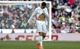 El lamento de Cristiano tras la derrota contra el Atlético de Madrid. Foto EFE.