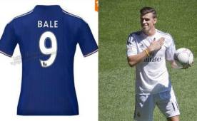 La nueva camiseta de Gareth Bale con el Chelsea ya está a la venta en Brasil, donde ni cortos ni perezosos se adelantaron a un posible fichaje.