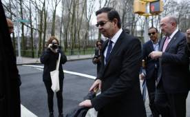 Rafael Callejas en una de las audiencias en la corte de Nueva York.