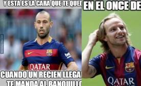 El equipo de Luis Enrique se llevó los tres puntos al vencer 1-0 al Bilbao con anotación de Iván Rakitic. Los memes no podían faltar.