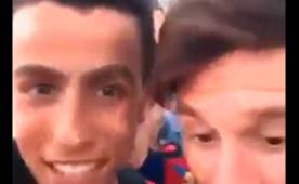 Lionel Messi se mostró muy accesible pese a los incidentes en Ibiza.