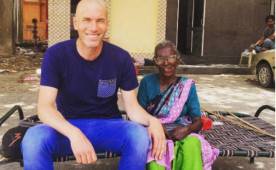 Esta es la imagen que Zidane subió a sus redes sociales.