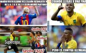 La jornada en la fase previa Champions League, los Juegos Olímpicos y el título del Barcelona en la Supercopa de España, se destacan en los mejores memes de este miércoles.