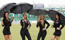 La fecha 6 del Clausura se jugó bajo la lluvia, pero eso no impidió que estas bellezas engalanaran la previa de los partidos.